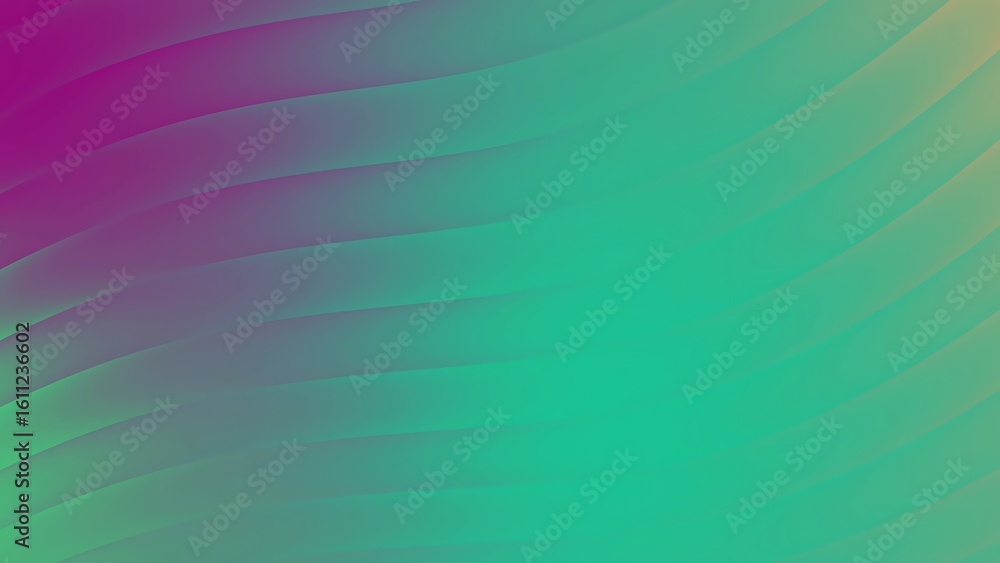 Poster prismatic abstracts twirls gradient waves flowing smoothly in shades of magenta and teal creating a 