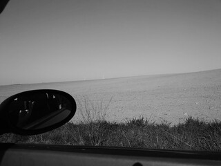 car on the road