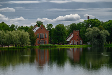 Obraz premium church on the lake