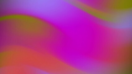 Ombre Abstracts BackgroundsGradient background with soft waves of vibrant purple, pink, orange, and green creating a smooth texture