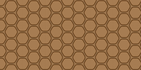 Seamless hexagonal honeycomb pattern with a textured, metallic grid design. hexagon DNA network. Abstract geometric background with hexagon design. black, white, honeycomb, hexagonal, 3d papercut.