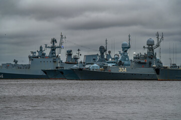 Fototapeta premium the military ship
