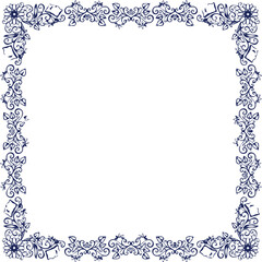 Beautiful flower art and mandala vector design