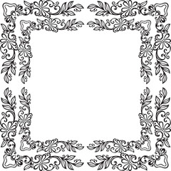 Beautiful flower art and mandala vector design