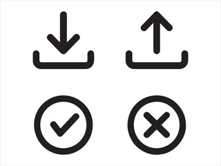 arrow icon set vector