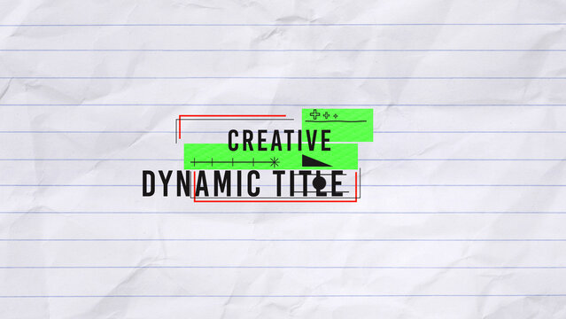 Dynamic Glitch Title 07