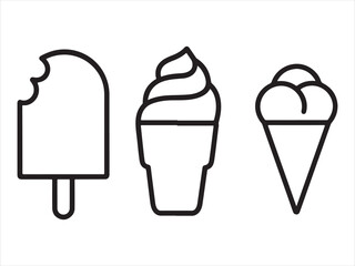 ice cream vector illustration