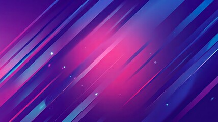 Abstract purple and pink neon light lines background