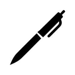 Ballpoint glyph icon