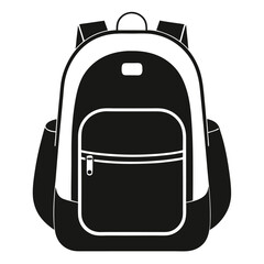 Stylish Backpack Illustration A Versatile Accessory for School Travel and Outdoor Adventures