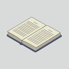Open book. Learning in progress