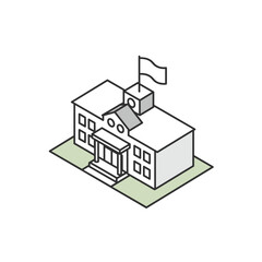 School building. Learning starts here