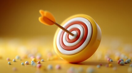 target icon for business presentation