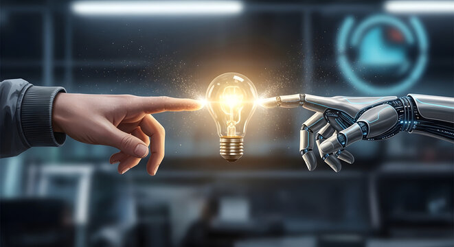 Human and Artificial Intelligence Collaboration Sparking a Creative Idea