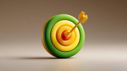 Target icon for business presentation
