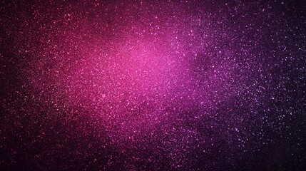 Vibrant Cosmic Dust Nebula in Shades of Pink and Purple on Black Background