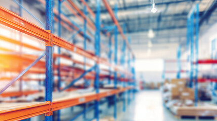 shopping cart in supermarket