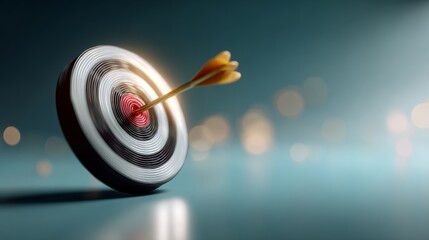 Target icon for business presentation