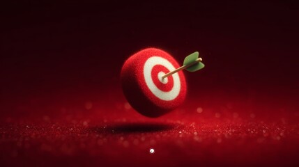 Target icon for business presentation