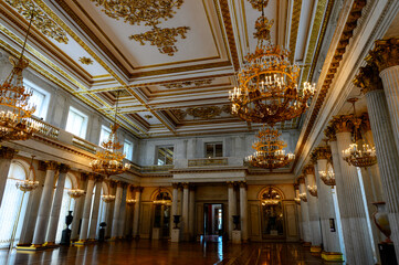 Fototapeta premium interior of the cathedral of st petersburg