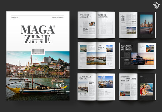 Clean Magazine Layout