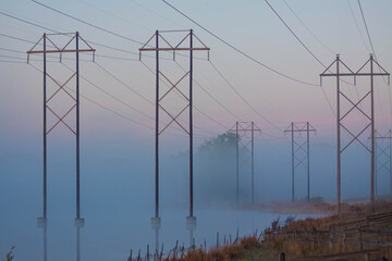 high voltage power lines