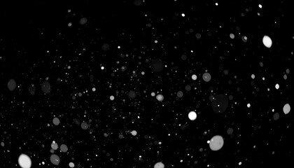 Abstract snow or particle effect