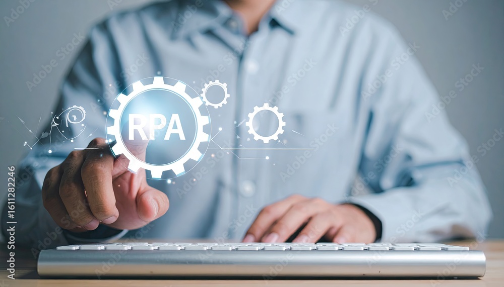 Aufkleber the future of work: embracing robotic process automation