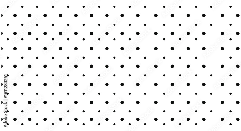 Poster dotted texture pattern background with random sized circles