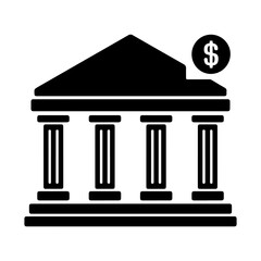 Bank building ancient greek column