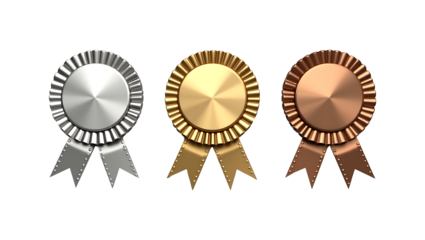 gold silver and bronze medal,
Gold Silver Bronze Medals for Sports – Ribbon Included