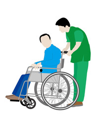 車椅子介護4