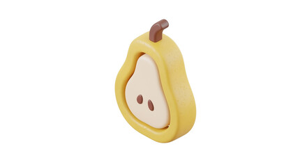 Pear Character Toy Collectible Figure
