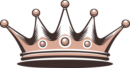 crown icon vector illustration.crown, king, queen, illustration, icon, vector, royals, authority, gem, graphic, heraldic, insignia, luxury, princess, signs, silhouette, wealth, aristocracy, history, 