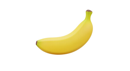 Banana Fruit on Transparent Background