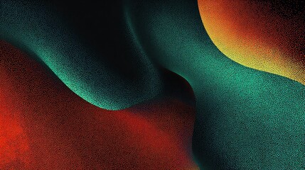 Abstract Color Waves With Fine