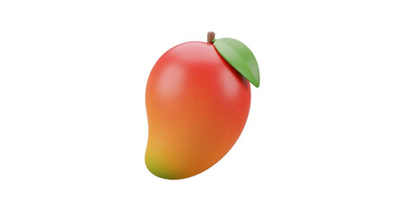 Mango Fruit Isolated on Transparent Background