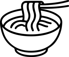 라면 우동 아이콘