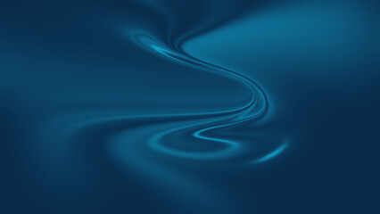Dynamic abstract background featuring a graceful swirl of deep blue liquid with a glossy, silk-like finish.