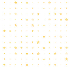 Gold falling down confetti background. Repeated golden dotted glitter pattern. Yellow, orange and golden dots wallpaper.