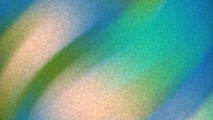 Ombre Abstracts Noise Abstract background with blurred diagonal lines in shades of blue, green, yellow, and peach colors creating a soft and textured gradient