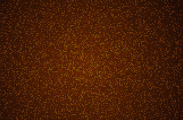 Golden glitter confetti on a black background