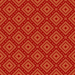red ethnic ikat geometric tribal aztec seamless pattern. design for background, notebook cover, carpet, cloth, batik, textile, paper print, sarong, card, floor, curtain, fabric print, ceramic