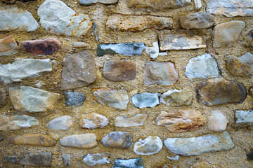 old stone wall as abstract background