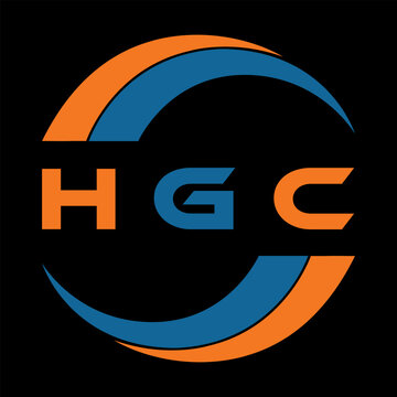 HGC letter design. HGC letter technology logo design on a Black background. HGC Monogram logo design for an entrepreneur and business	
