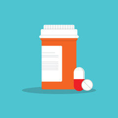 Prescription medicine bottle	