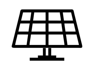 solar panel icon vector illustration