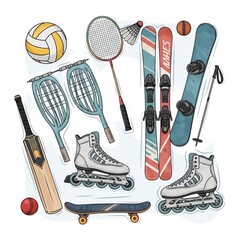 set of sport icons
