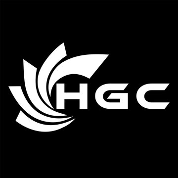 HGC letter design. HGC letter technology logo design on a Black background. HGC Monogram logo design for an entrepreneur and business	