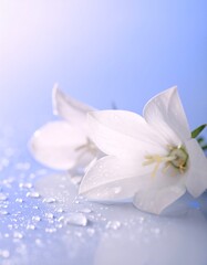 Obraz premium Bellflower flower background